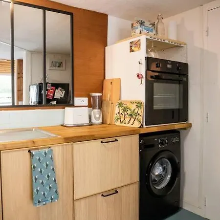 Appartement * Jolie Patio Pres De La Des Bourdaines *